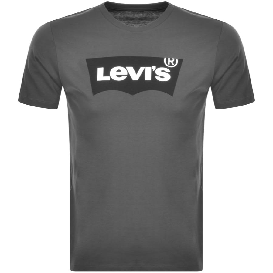 Alternative Image for ProductLevis Logo Crew Neck T Shirt Grey1